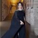 Women's Clothing Autumn And Winter Hot Diamond Robe Evening Dress_ecoleips.com