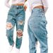 Women's Clothing Etro Ripped Jeans Girl_ecoleips.com