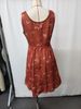 Women's Retro Western-Style Denim Casual Strapless Dress_ecoleips.com