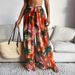 Women's Clothing Bohemian Coconut Palm Beach Pants Quick Drying And Water Resistant Summer Thin Seaside Holiday Style Cool Pants_ecoleips.com