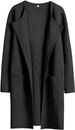Aria Basics Aria Basics European And American Cross-Border Knitted Casual Long Cardigan Sweater Women's Jacket Coat British Style_ecoleips.com