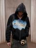 Unisex American Style Printed Hip Hop Loose Fit Hooded Sweatshirt Harajuku Niche Design Women's Clothing_ecoleips.com