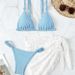 Women's Sexy Three Piece Bikini Set European American Style Backless Straps Trendy Hot Selling Export Item Swimwear_ecoleips.com