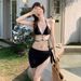 Verve New Swimsuit For Women Sexy Pure Desire Diamond-Encrusted Bikini Three-Piece Set Hot Girl Style Beach Vacation_ecoleips.com