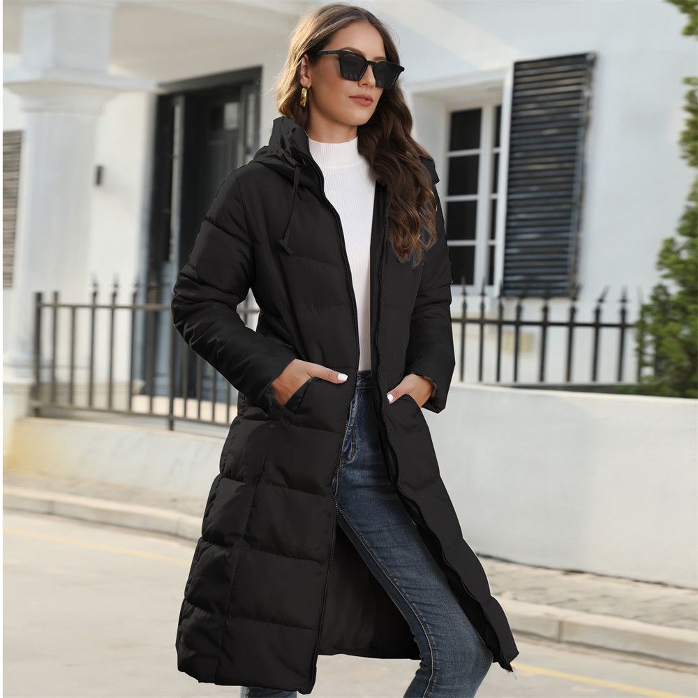 girl Girl Girl Russian Winter Hooded Coat Mid-Length Elegant Warm Down Cotton Jacket European Trendy Women's Outerwear_ecoleips.com