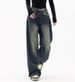 High-Waisted Loose Fit Jeans – Vintage Washed Denim For Effortless Street Style_ecoleips.com