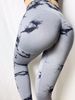 Women's Clothing Tie Dyed Yoga Pants Tie Dyed Fitness Pants Women's High Waist Beautiful Buttocks Sports Pants Peach Yoga Pants_ecoleips.com