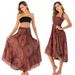 S006 Cross-Border Casual Thai European American Half Beach Vacation Dress Two-Way Big Hem Skirt Bohemian_ecoleips.com