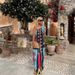 Women's Clothing Ins Internet Celebrity Same Style Positioning Printing Oblique Shoulder Holiday Long Skirt Ladies Dress_ecoleips.com