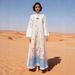 Luxury Embroidered Abaya Dress – Elegant Gradient Dubai Muslim Gown With Jacquard Fabric, Modest Long Sleeve Prayer Dress_ecoleips.com