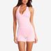 V Neck Cross Neck Vest With Chest Pad Yoga Suit Top Women's Quick Drying Sports Fitness Suit_ecoleips.com