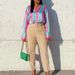 Women's Fashion With Belt, 2024 Spring New Style, Plus-size Slimming High-waisted Casual Slim-fit Trousers, Foreign_ecoleips.com