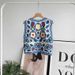 Bohemian Embroidered Vest Women's Sleeveless V-Neck Openwork Short Cardigan Top_ecoleips.com