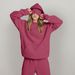 Women's Solid Color Hooded Pullover Sweatshirt - Oversized Casual Long Sleeve Top With Pockets For Autumn Winter (Available In 8 Colors & 7 Sizes)_ecoleips.com