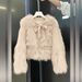 Bow Tassel Edge Design Sense Age-reducing Fox Fur Integrated Coat Women_ecoleips.com