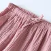 2026 Japanese New Style Ladies Summer Shorts 100% Cotton Crepe Thin Loose Home Pants Plus Size Beach Pants Bottoms Cute Shorts_ecoleips.com