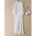 Fashion Set for Women Old Money Style Relaxed Fit Long Sleeved Shirt Wide Leg Pants Two Piece Spring Summer New Arrival_ecoleips.com