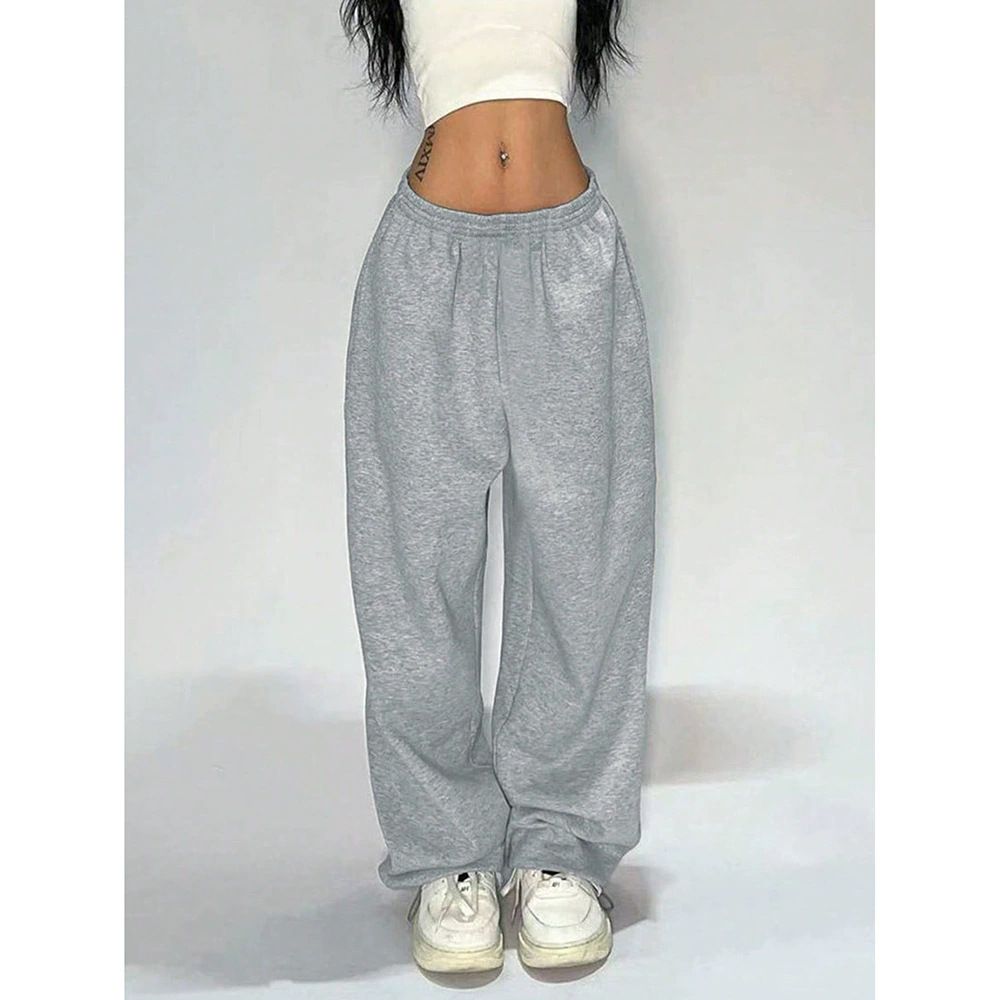 Women's Clothing Wide Leg Casual Pants Loose And Slim Drapey And Versatile Wide Leg Long Pants Spot Delivery_ecoleips.com