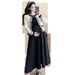 Real Shot In Stock~ Autumn New Korean Fashion Small Fragrance Style Elegant Age-Reducing Slimming Two-Piece Dress_ecoleips.com