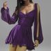 Voya Women's 2026 Spring New Sexy Hot Girl Solid Color Low Neck Off Shoulder Dress Short Skirt Available In Multiple Colors_ecoleips.com