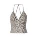 French Leopard Print Camisole For Women 2025 Winter New Fashion Hot Girl Sexy V-Neck Tube Top Wholesale_ecoleips.com