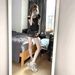 Women's Black And Gray Low Rise Denim Shorts Retro Washed Stretch Bodycon Style Summer Hot Pants_ecoleips.com
