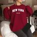 2026 Women's European And American Printed Crew Neck Sweater_ecoleips.com