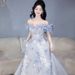 Blue Evening Dress For Women 2026 New Model, High-end, Luxurious, Niche Wedding Dress, Birthday, Adult Toast, Engagement_ecoleips.com