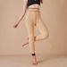 Women's Clothing Women's Fleece Lined Sheer Cropped Leggings Plus Size One Piece Pants Thickened Warm Faux Sheer Style For Autumn And Winter_ecoleips.com