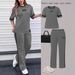 Women's Clothing Spring/Summer Short Sleeved Two Piece Set Casual Multi Color Trendy_ecoleips.com