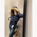girl Navy Blue Fur Collar Hooded Short Jacket For Women Winter New American Retro Slim Fit Thickened Warm Down Cotton Coat_ecoleips.com