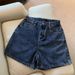 K Cowboy Shorts, Women's New Style, Internet Famous, High Waist, Simple And Slimming, Loose And Wide Leg Versatile A-line Pants. No Belt_ecoleips.com