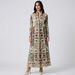 Cross-border Muslim Robe, Middle Eastern Printed For Women, New Vintage Spring European And American Ethnic Style_ecoleips.com
