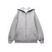 Men's Casual Hooded Zip-Up Sweatshirt Jacket - Long Sleeve Loose Fit Pullover With Kangaroo Pocket, Streetwear Fashion For Autumn Winter_ecoleips.com