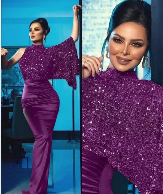 Verve 2025 Women's Clothing 2025 New Color Sequin Banquet Evening Long Dress_ecoleips.com