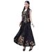 New Chinese-style Improved Horsehair 2024 New Ethnic Style Heavy Embroidery Half With Elastic Waist A-line Long Skirt_ecoleips.com
