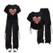 Dopamine Sweet Spicy Girl Women Summer Outfit Cool And Stylish Street Style Cargo Pants Two-Piece Set_ecoleips.com