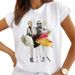 European And American Cross-border Foreign Trade Women's Fashion Urban Girl Round-neck Printed Short-sleeve T-shirt Top_ecoleips.com