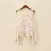 Women's Summer Lace Kimono Cover-Up – Sleeveless Sheer Mesh Beach Wrap, Boho Chic Sun Protection Shawl For Swimsuits & Dresses_ecoleips.com