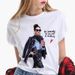 Paris Girl Europe And America Fashion Loose Ins White Short-sleeved T-shirt Woman Graphic T Shirts Harajuku Women Clothes_ecoleips.com