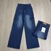 Authentic Wide-leg Jeans Imported From Thailand, High-waisted, Rust-colored, Vintage-style Women's Jeans_ecoleips.com