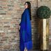 Elegant Muslim Kaftan Dress With Batwing Sleeves & Fringe Detail – Modest Party Maxi Dress Loose Fit Long Sleeve Abaya, Boho Chic Evening Gown_ecoleips.com