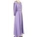 Women's Clothing Elegant Purple Fairy Glass Diamond Dress Dubai Travel Party Design Sensation_ecoleips.com