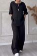 Women's Clothing Fashion Solid Color Cotton And Linen Casual Suit Pants_ecoleips.com