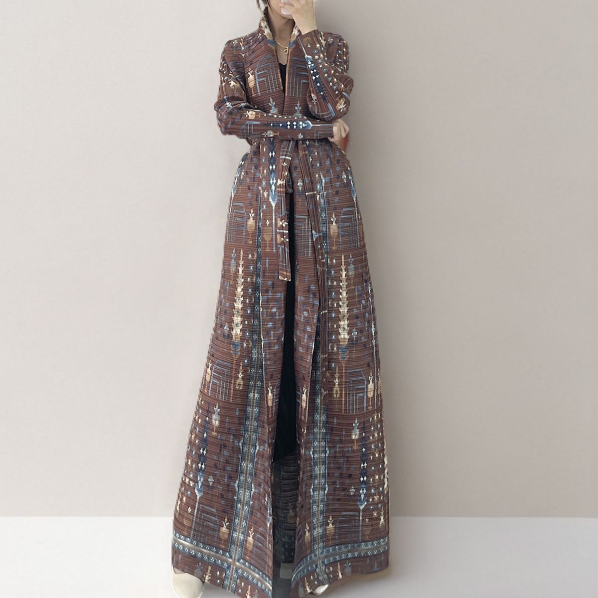 Middle Eastern Women's Robe, Muslim Long Loose Plus-size Dress, High-end Formal Gown_ecoleips.com