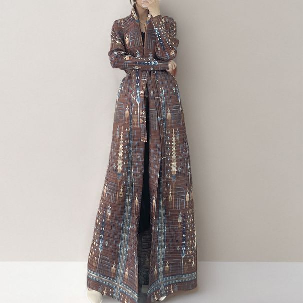 Middle Eastern Women's Robe, Muslim Long Loose Plus-size Dress, High-end Formal Gown_ecoleips.com