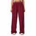 Zechuang Color-Block Versatile Sports Loose High-Waist Straight-Leg Sweatpants With Pockets Outdoor Casual Comfortable_ecoleips.com