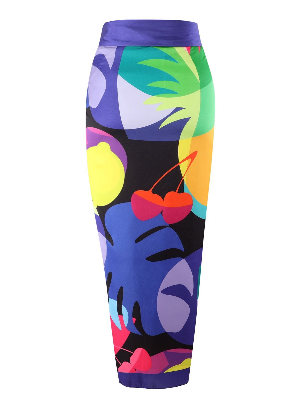Women's Clothing European And American Style One Piece Bikini Printed Sun Protection Mesh Skirt Beach Cover Up Hot Spring Resort Swimsuit_ecoleips.com