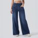 Women's Clothing High-Waisted Women's Stretch Jeans Loose Fit Wide Leg Slim Long Pants Spring/Summer Fashion For Formal & Casual For Women_ecoleips.com