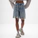 Women's Clothing New Straight Denim Shorts For Women Spring And Summer New Loose Slim Straight Design Ripped Pants_ecoleips.com